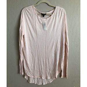 NWT Banana Republic L/S modal high-low batwing top